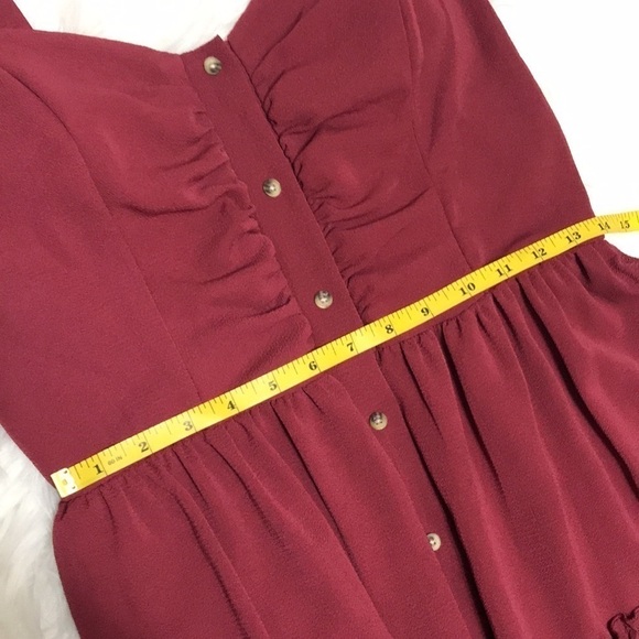 NWT Honey and Rosie Ruffled Tier Mini Dress Size Medium - Picture 6 of 14